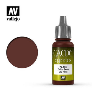 Vallejo Game Effects - 136 Dry Rust 17ml