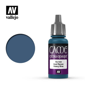 Vallejo Game Extra Opaque - 143 Heavy Blue 17ml