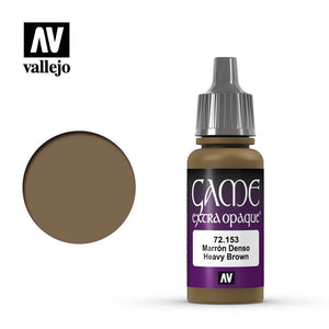 Vallejo Game Extra Opaque - 153 Heavy Brown 17ml