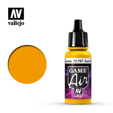 Vallejo Game Air - 707 Gold Yellow 17ml