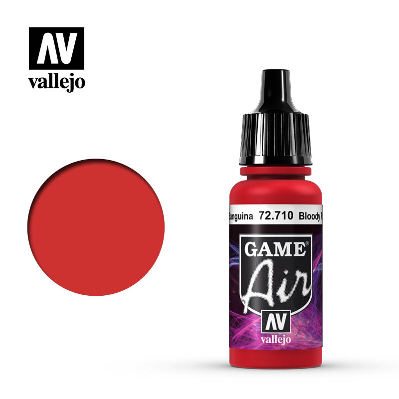 Vallejo Game Air - 710 Bloody Red 17ml