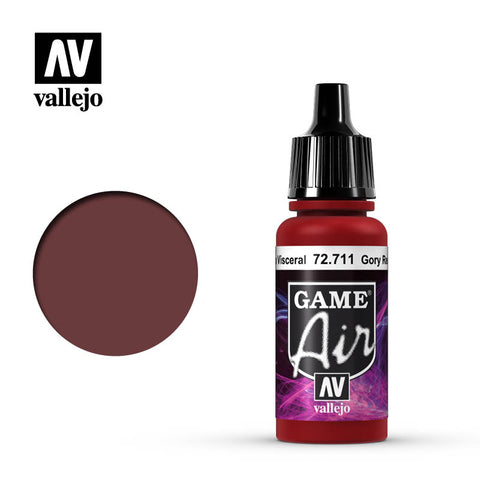 Vallejo Game Air - 711 Gory Red 17ml