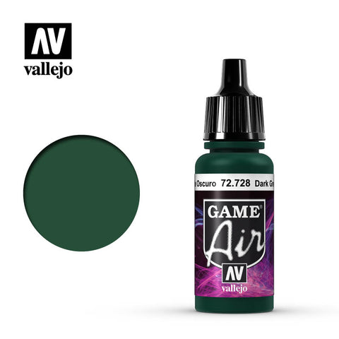 Vallejo Game Air - 728 Dark Green 17ml