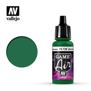 Vallejo Game Air - 729 Sick Green 17ml