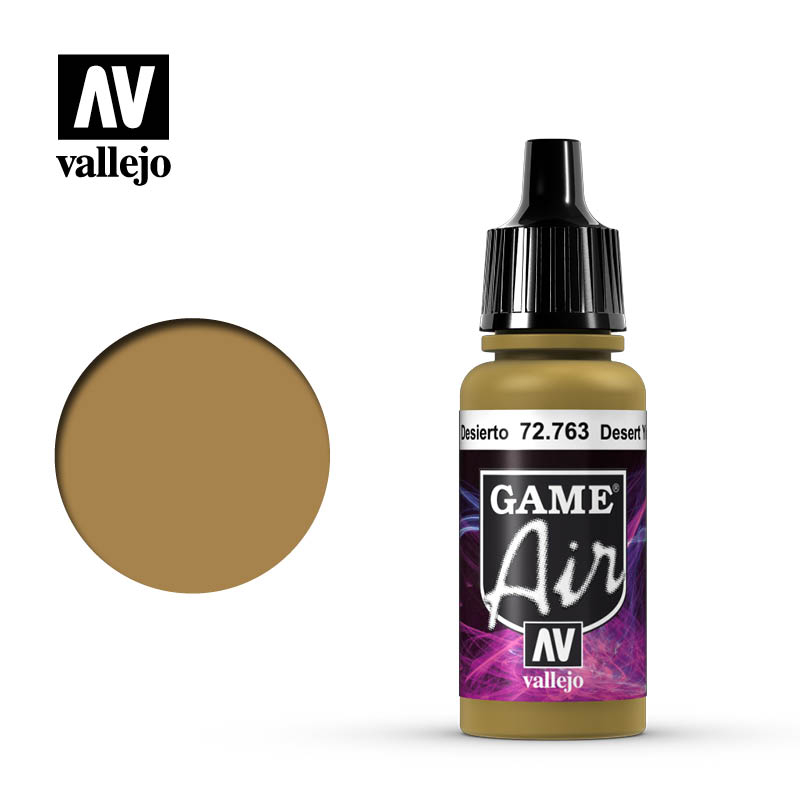 Vallejo Game Air - 763 Desert Yellow 17ml