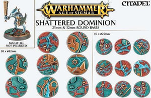Age of Sigmar - Shattered Dominion 25mm and 32mm Round Bases