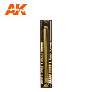 AK Interactive Building Materials Brass Pipes 1.7mm