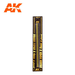 AK Interactive Building Materials Brass Pipes 2.4mm