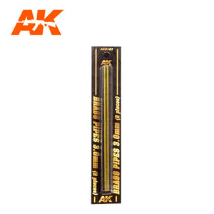 AK Interactive Building Materials Brass Pipes 3.0mm