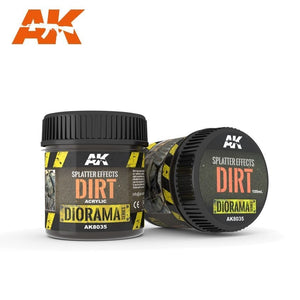 AK Interactive Diorama Splatter Effects Dirt 100ml
