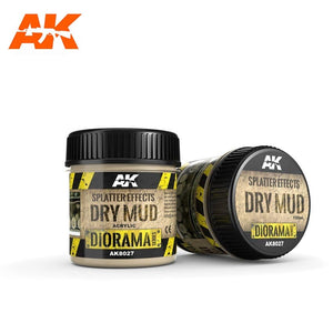 AK Interactive Diorama Splatter Effects Dry Mud 100ml