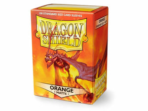 Dragon Shield Sleeves Matte Orange