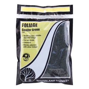 Woodland Scenics Foliage Conifer Green F54