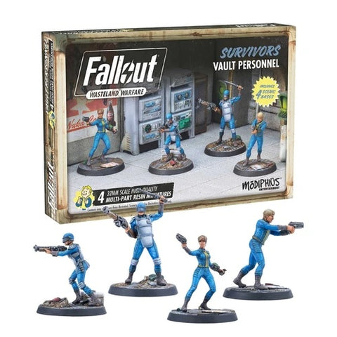 Fallout Wasteland Warfare Survivors Vault Personnel