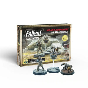 Fallout Wasteland Warfare Ed-E Rex and Veronica