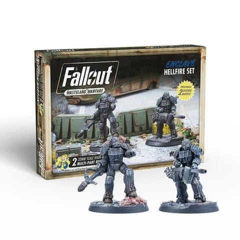 Fallout Wasteland Warfare Enclave Hellfire Set