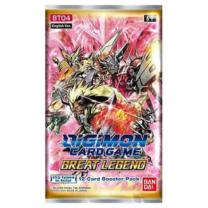 Digimon Card Game Series 4 Great Legend Booster Pack