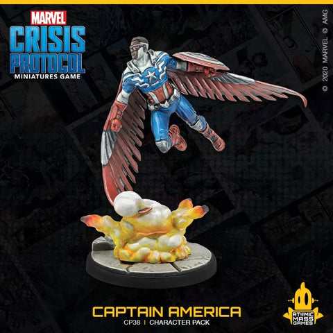 Marvel Crisis Protocol Captain American & War Machine