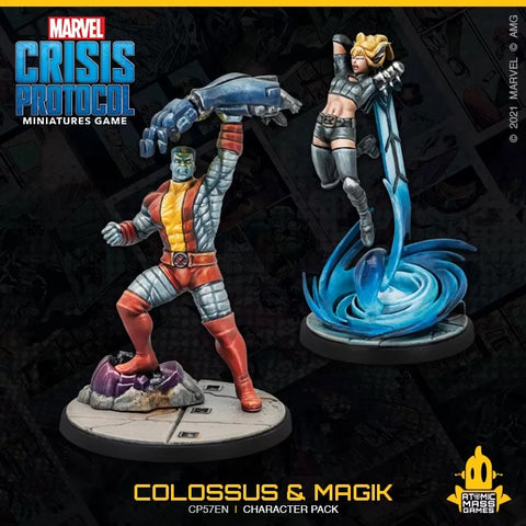 Image of Marvel Crisis Protocol Colossus and Magik