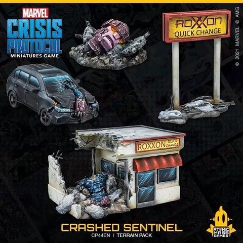 Image of Marvel Crisis Protocol Crashed Sentinel Terrain Pack