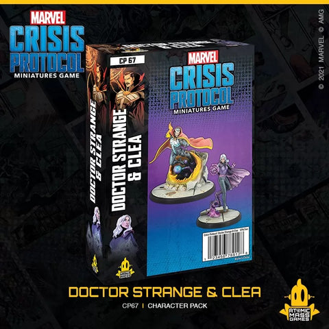 Image of Marvel Crisis Protocol Doctor Strange and Clea