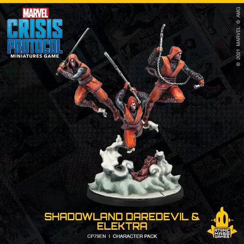 Image of Marvel Crisis Protocol Shadowland Daredevil and Elektra