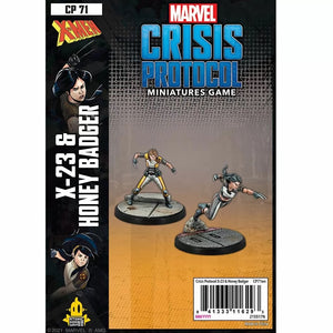 Marvel Crisis Protocol X-23 & Honey Badger