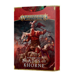 Blades of Khorne Warscroll Cards