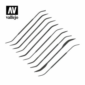 Vallejo Hobby Tools Curved File Set 10pc