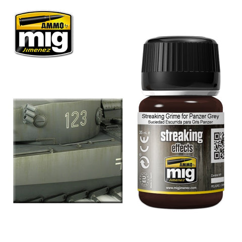 Ammo by MIG Streaking Effects Grime for Panzer Grey 1202