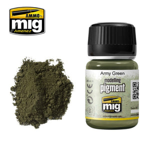 Ammo by MIG Pigments Army Green 3019
