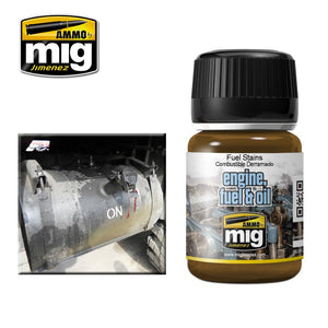 Ammo by MIG Engine Fuel and Oil Fuel Stains 1409
