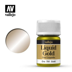 Vallejo Liquid Metallic - 791 Gold 35ml