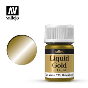 Vallejo Liquid Metallic - 795 Green Gold 35ml