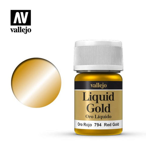 Vallejo Liquid Metallic - 794 Red Gold 35ml
