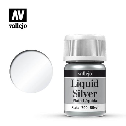 Vallejo Liquid Metallic - 790 Silver 35ml
