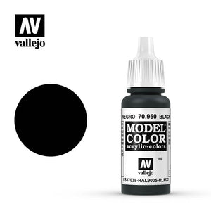 Vallejo Model Colour 950 Black 17ml