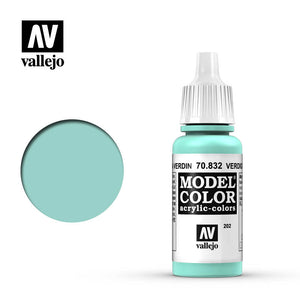 Vallejo Model Colour 832 Verdigris Glaze 17ml