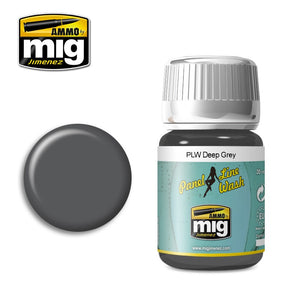 Ammo by MIG Panel Line Wash Deep Grey 1602