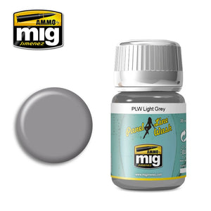 Ammo by MIG Panel Line Wash Light Grey 1600