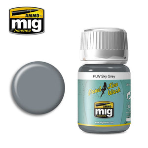 Ammo by MIG Panel Line Wash Sky Grey 1607