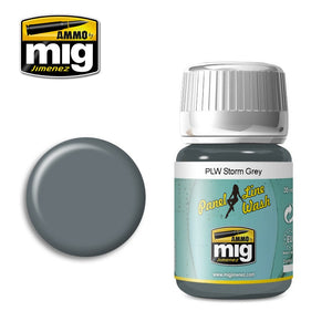 Ammo by MIG Panel Line Wash Storm Grey 1609