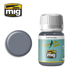 Ammo by MIG Panel Line Wash Tan Grey 1610