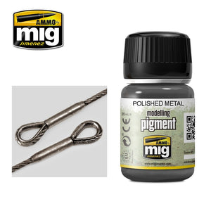 Ammo by MIG Pigments Polished Metal 3021