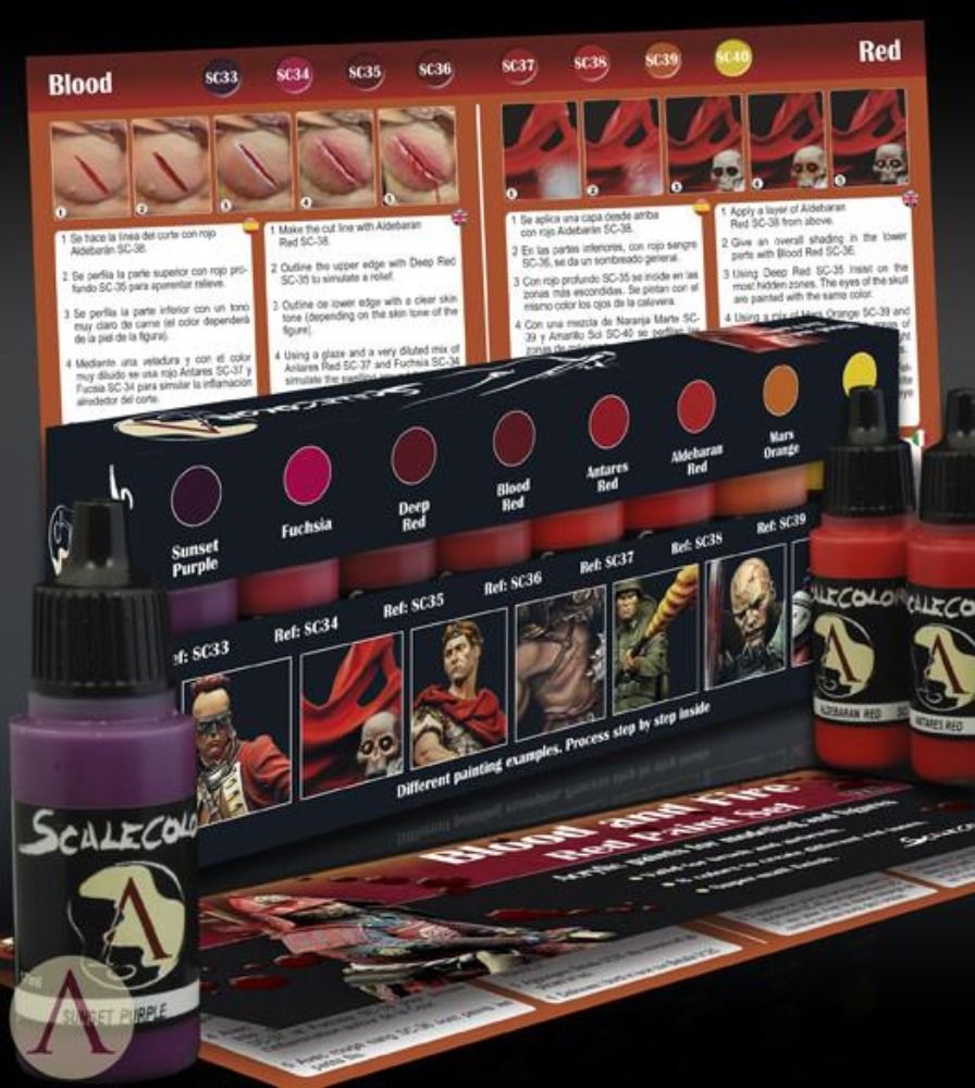 Scale 75 Scalecolor Blood and Fire Paint Set