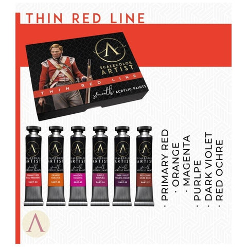 Image of Scale 75 Scalecolor Artist Thin Red Line Paint Set