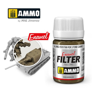 Ammo by MIG Filters Tan for 3 Tone Camo 1510