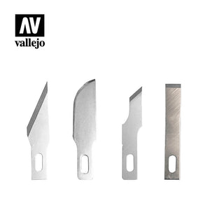 Vallejo Hobby Tools Assorted Blades 5pc