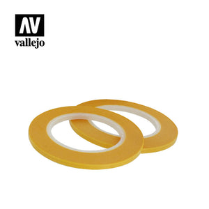 Vallejo Hobby Tools Precision Masking Tape 3mmx18m 2pk
