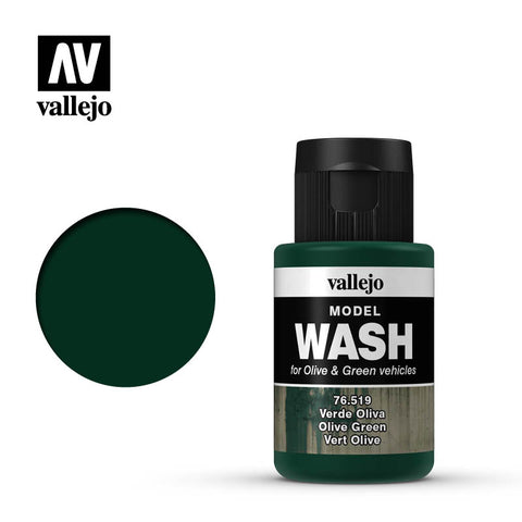 Vallejo Model Wash - 519 Olive Green 35ml